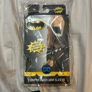 Batman DC Licensed Compression Athletic Arm Sleeve 2 Pack Size M